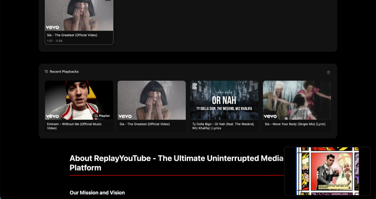 ReplayYouTube screenshot
