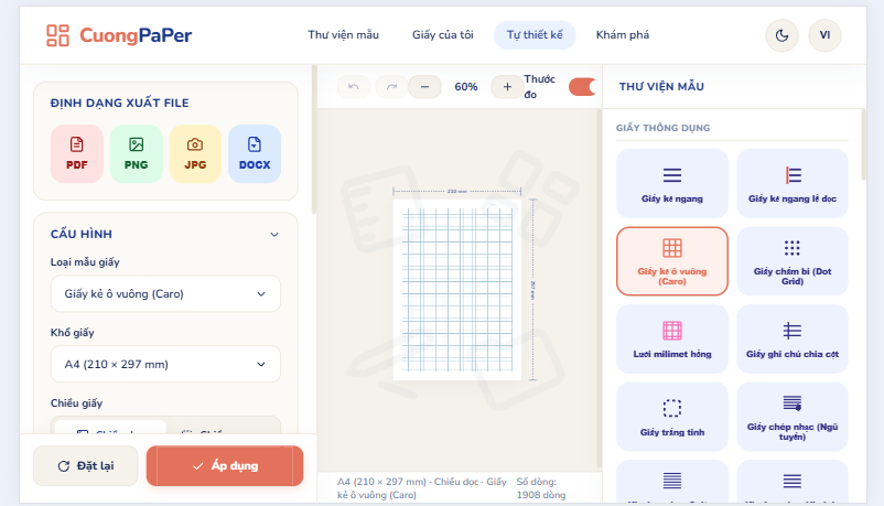 Mẫu Giấy In Miễn Phí screenshot