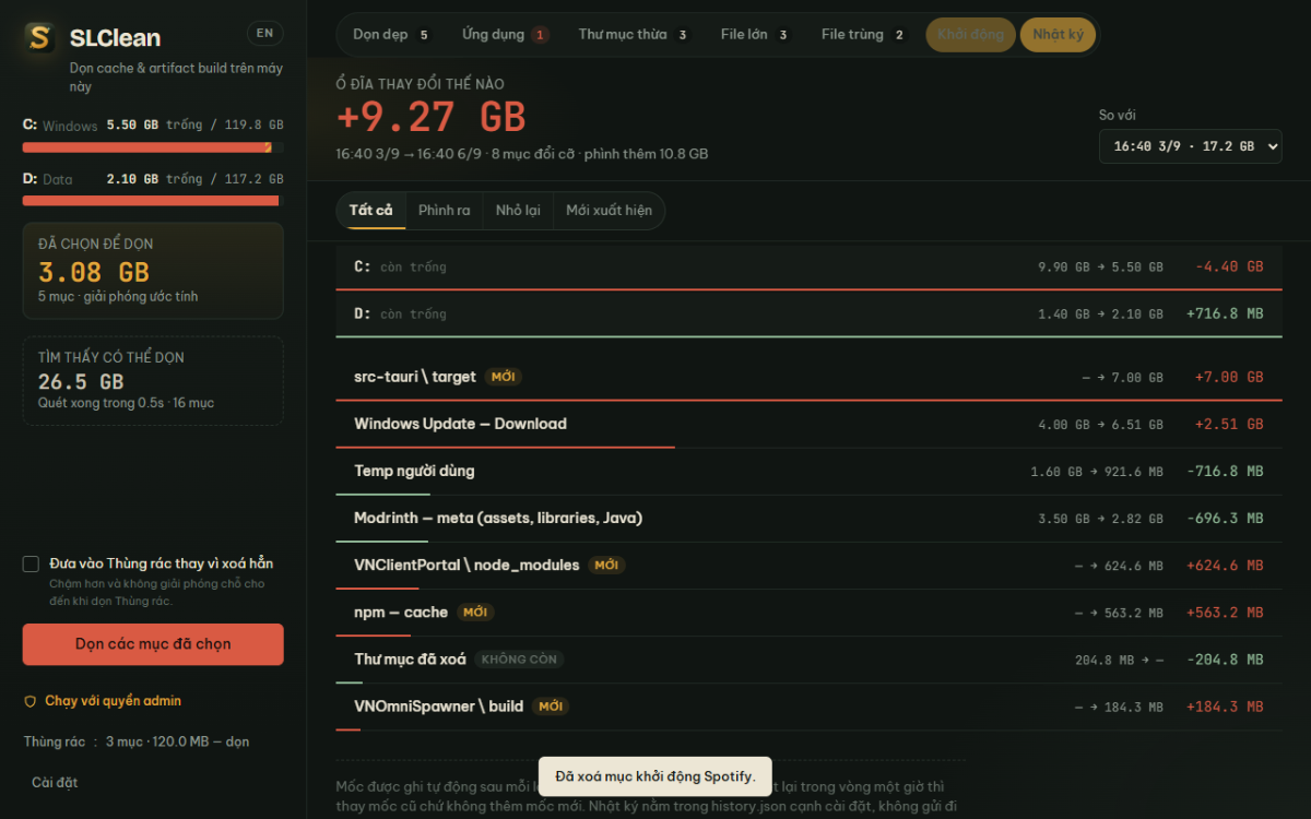 SLClean screenshot