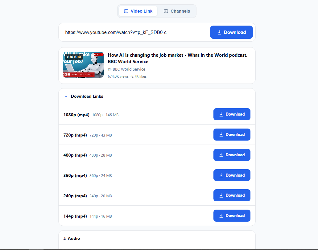 GenDownload screenshot