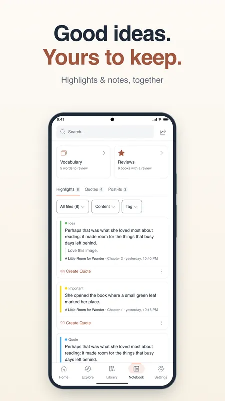 Readexa · All your reading. One place. screenshot