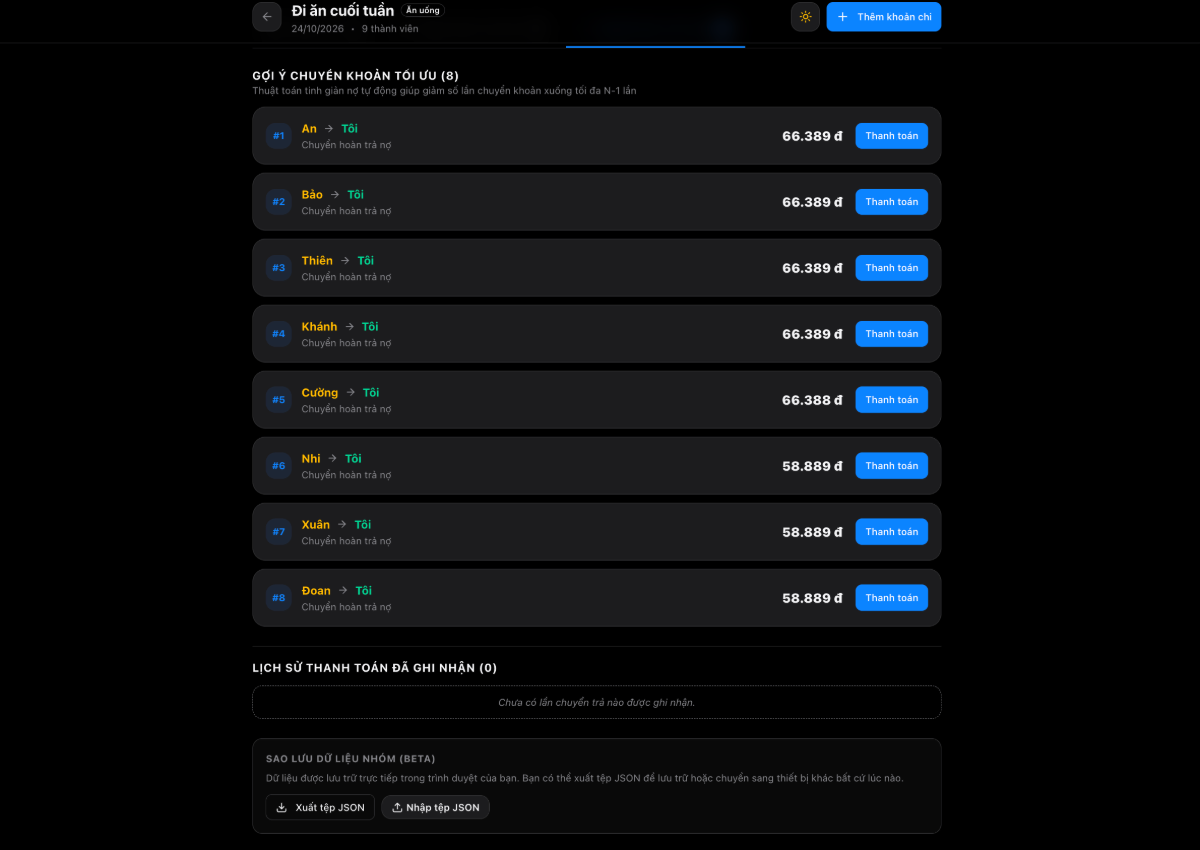 Diaty Split Bills screenshot