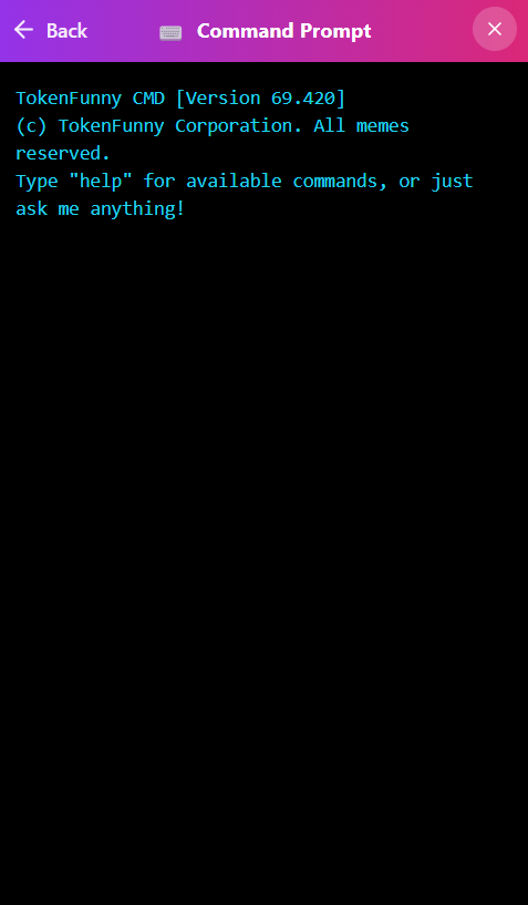 Token Funny OS screenshot