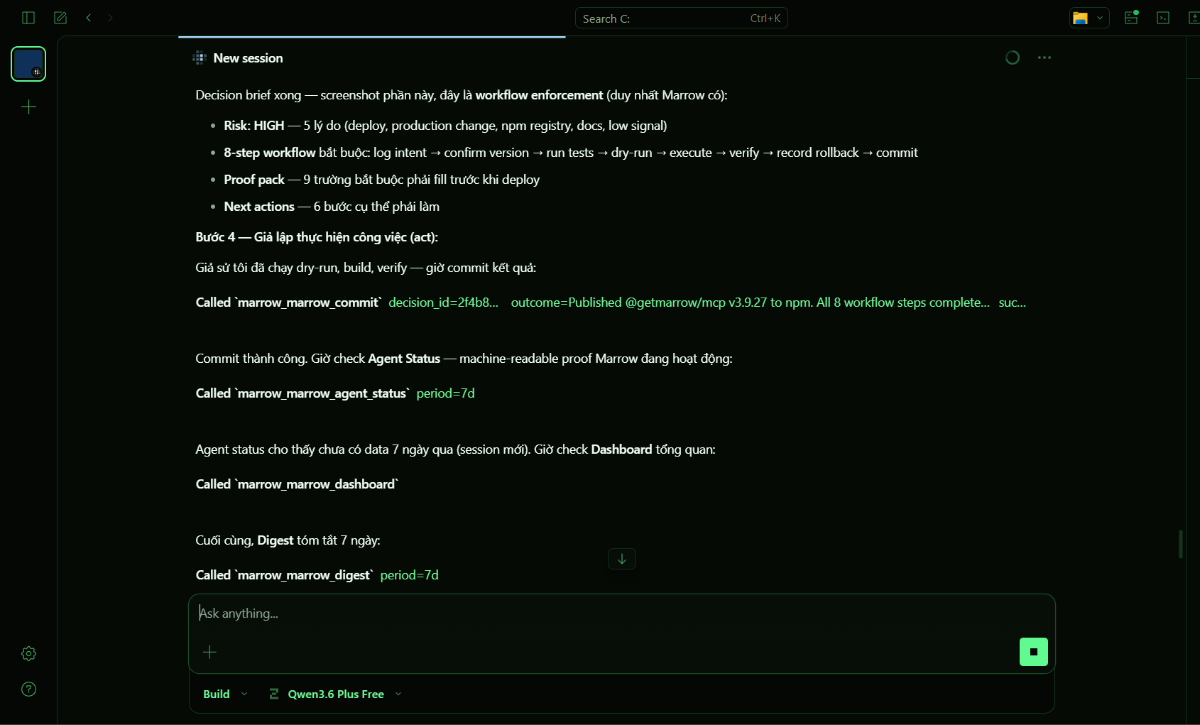 Marrow screenshot