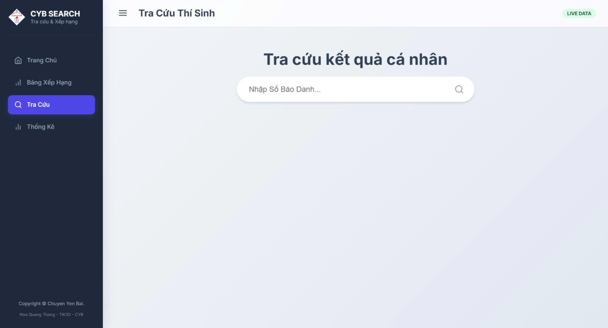 CYB SEARCH screenshot