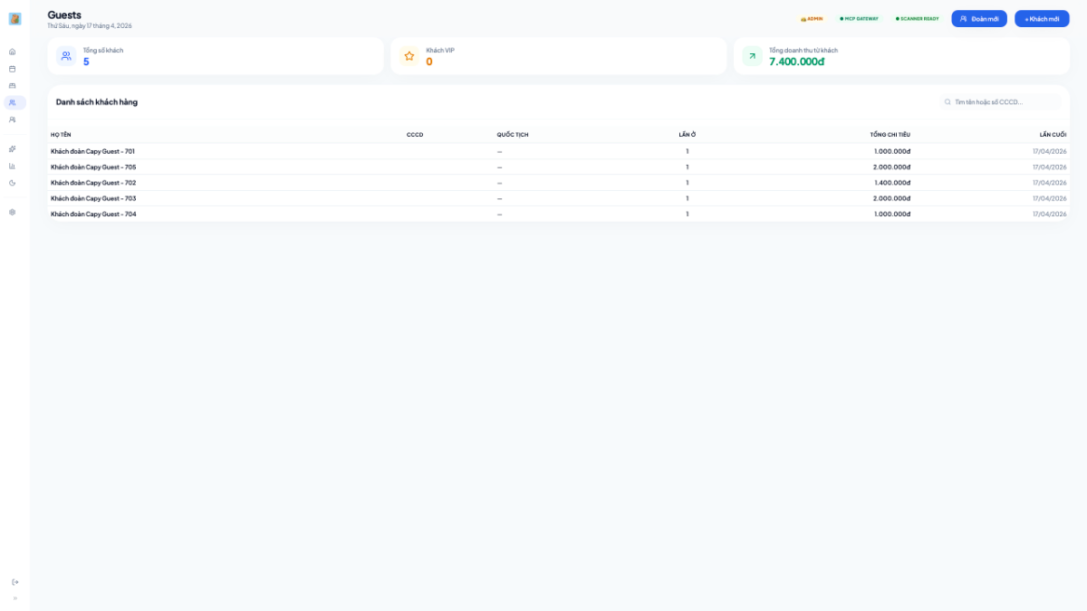 CapyInn screenshot