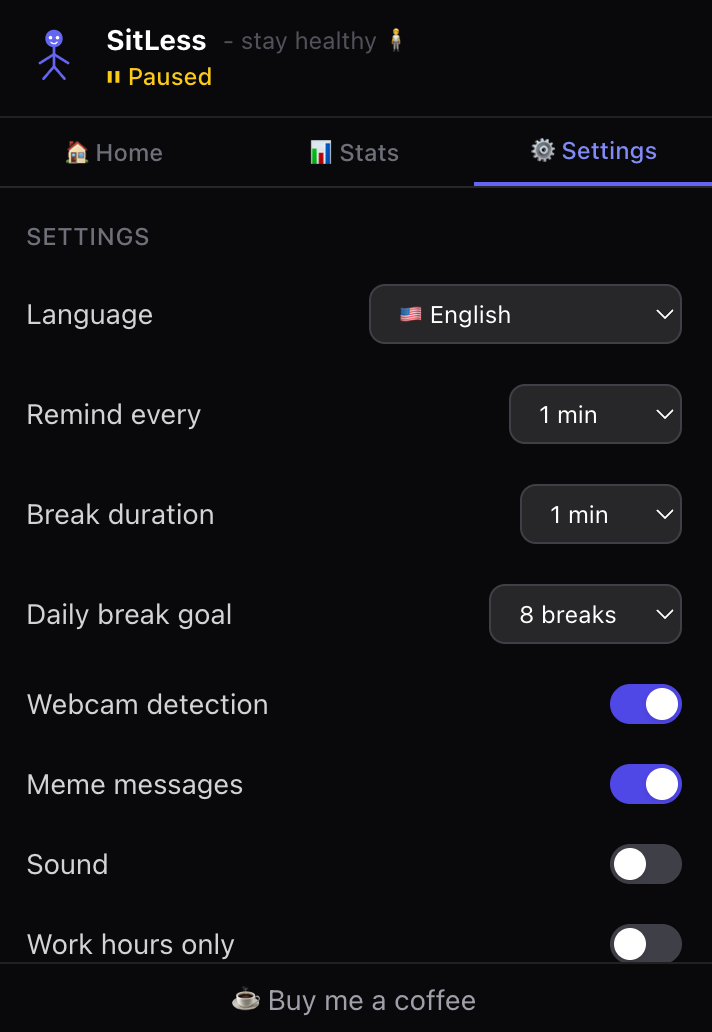 SitLess screenshot