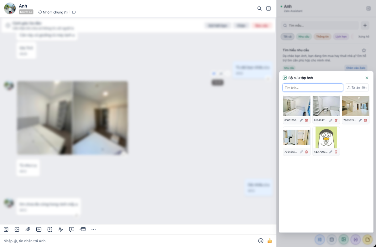 Zalo Assistant screenshot