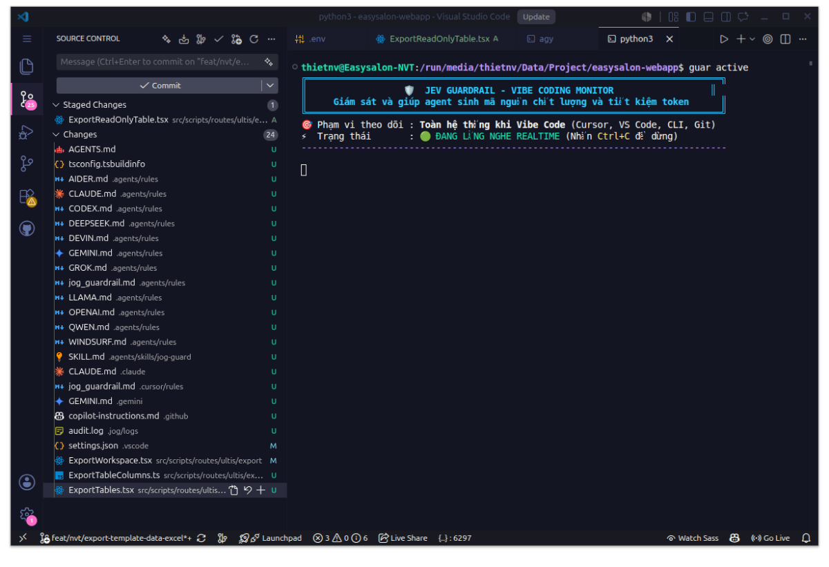 JevGuarAgent screenshot