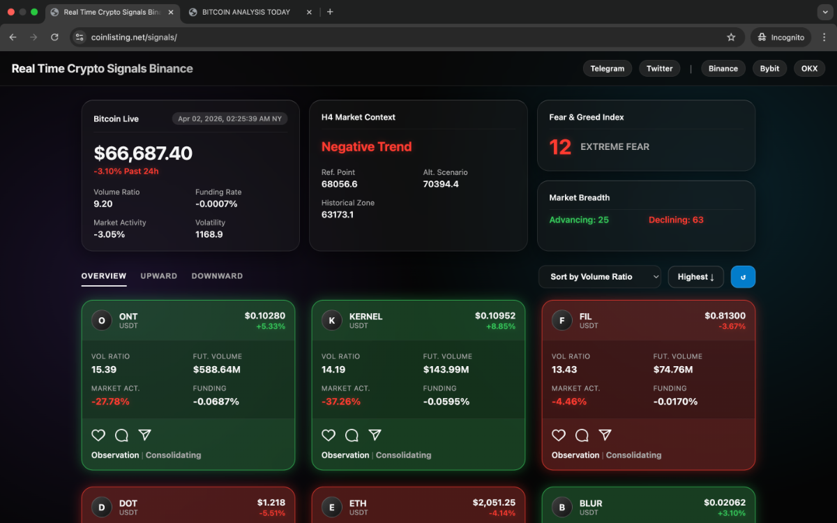 Công cụ phân tích coin mới niêm yết screenshot