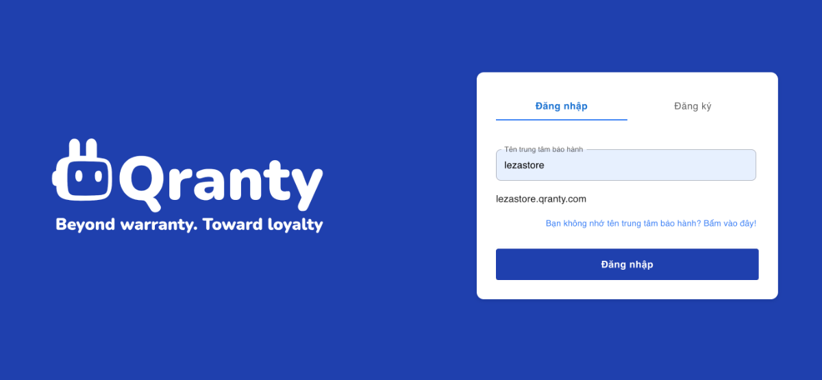 Qranty  - Ứng dụng Bảo hành điện tử screenshot