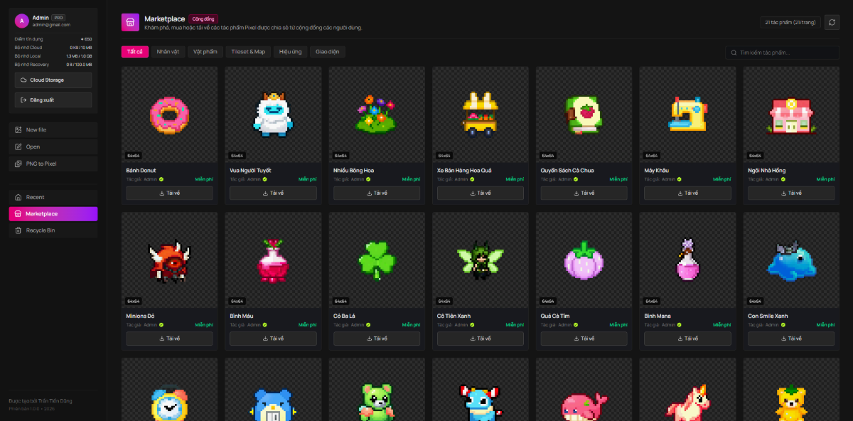 PixAssets screenshot