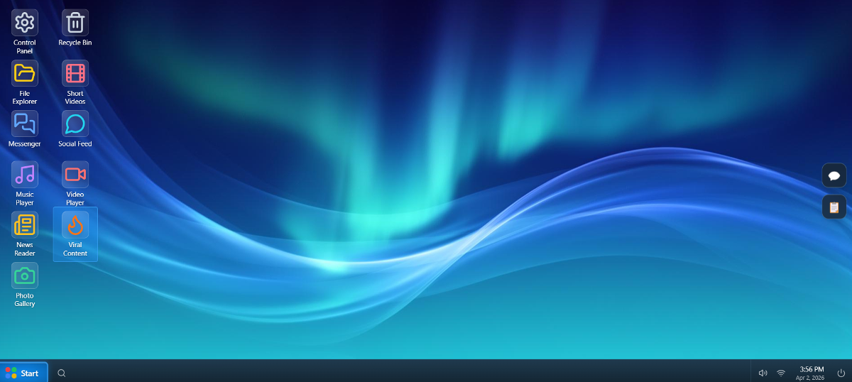Recho OS screenshot