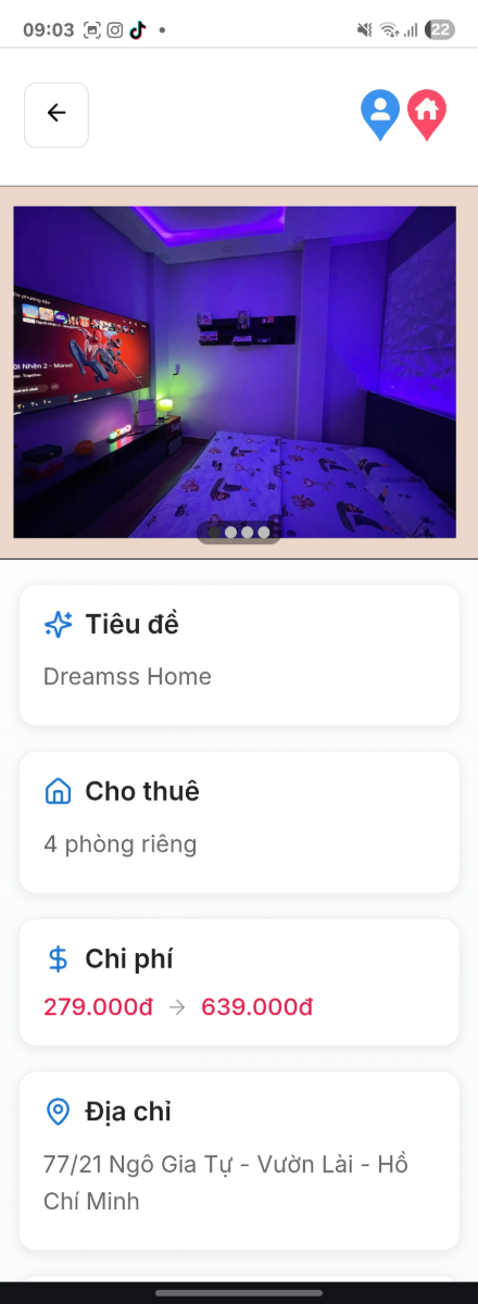 Findcation screenshot