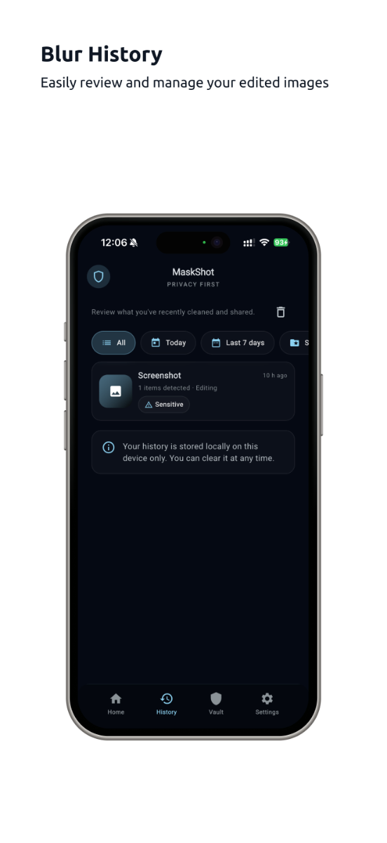 MaskShot screenshot