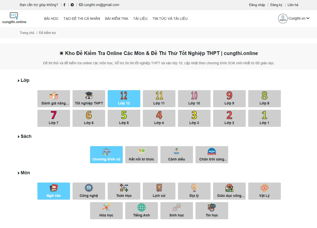 cungthi.online screenshot