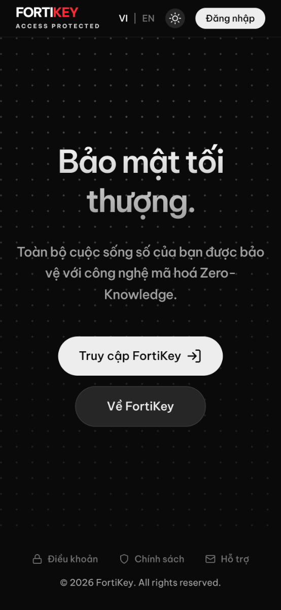 FortiKey screenshot