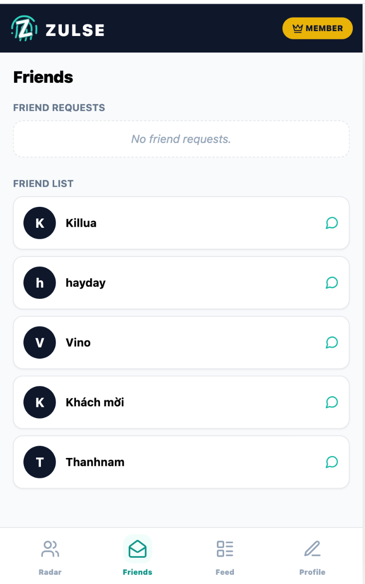 Zulse screenshot