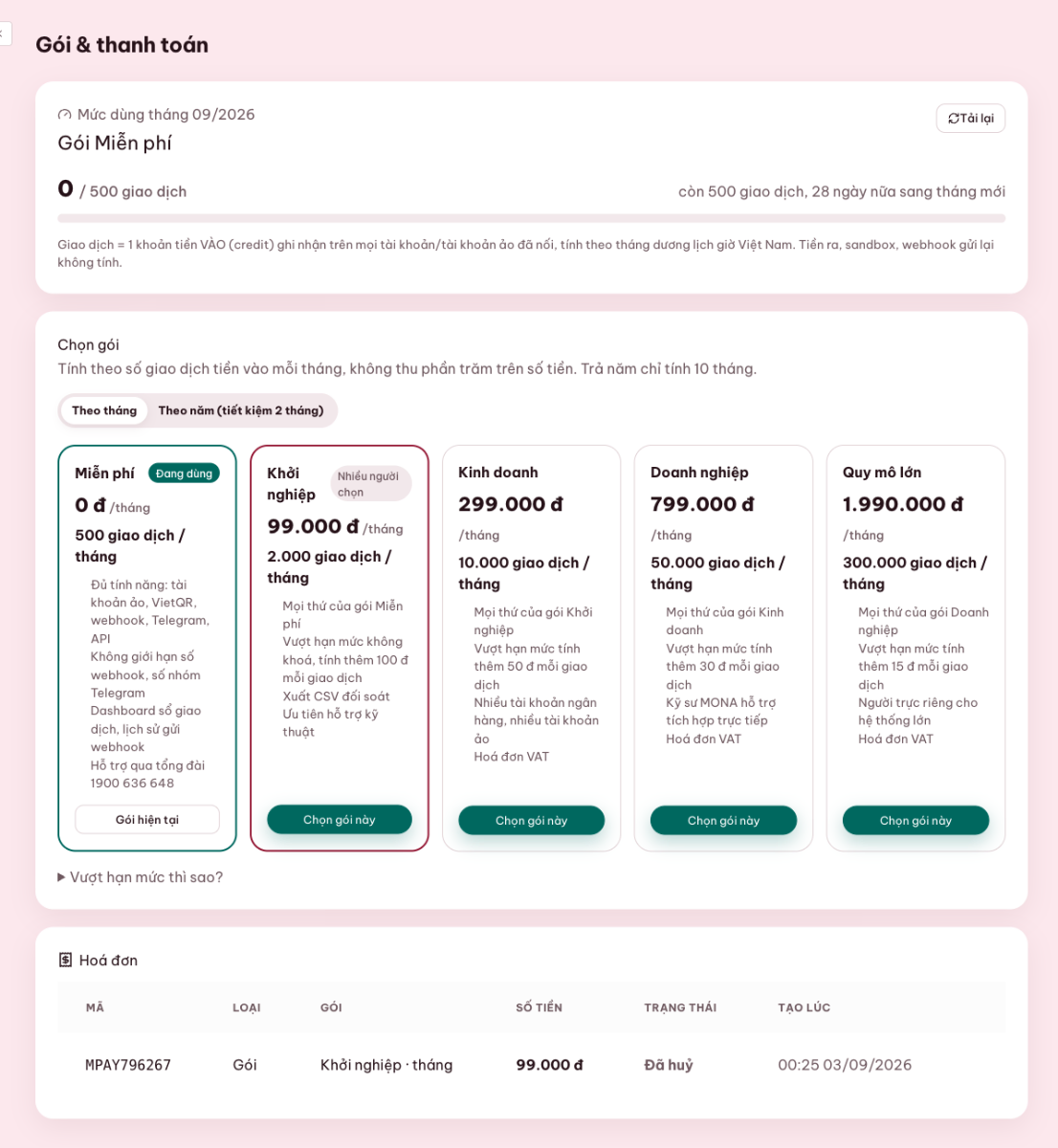 MONA Pay screenshot