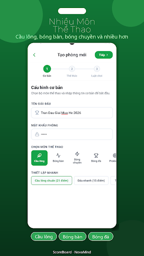 Ghi Điểm Thi Đấu screenshot