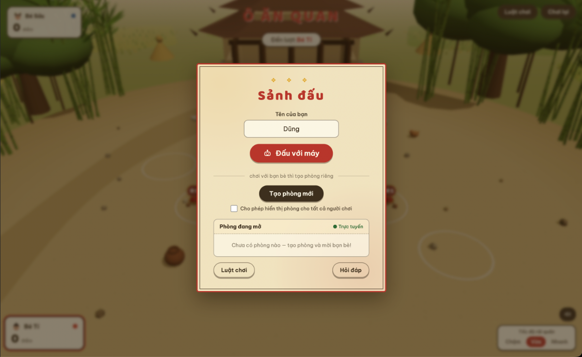 Ô Ăn Quan Online screenshot