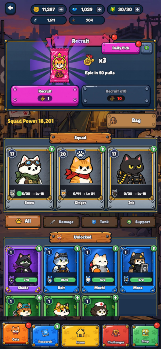 Night Paws - Zombie Siege screenshot