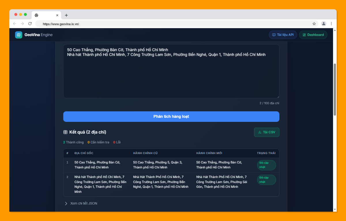 GeoVina screenshot