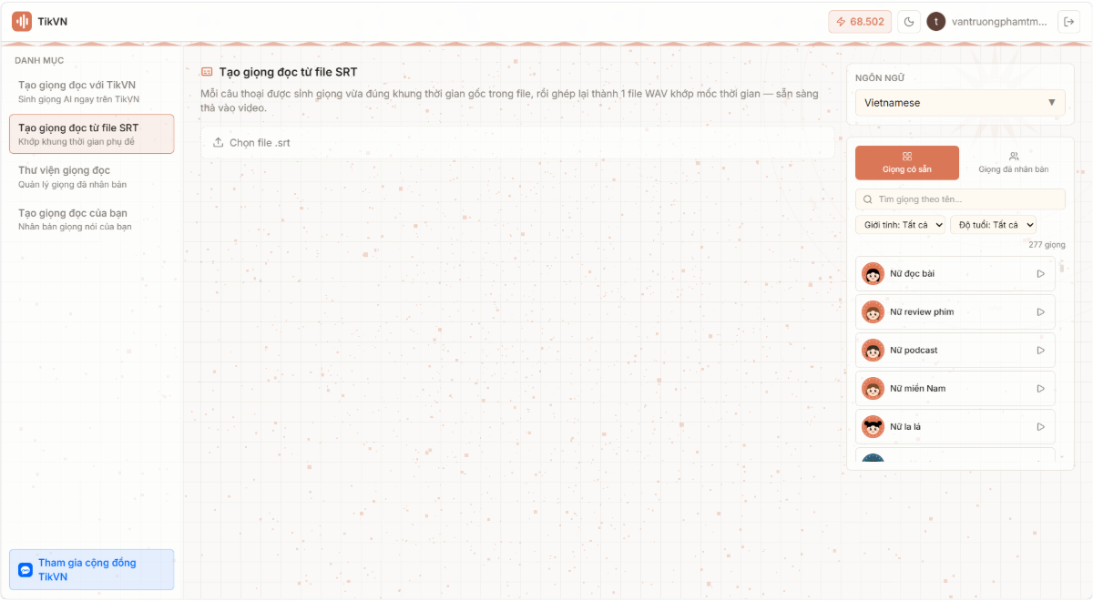 TikVN screenshot
