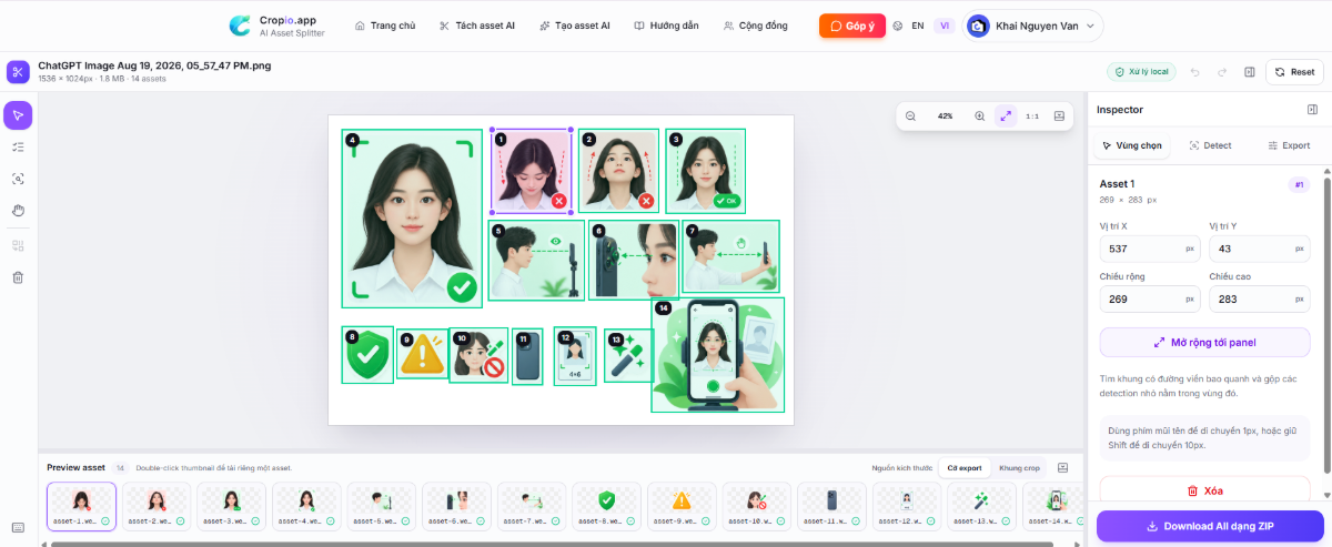 Cropio screenshot