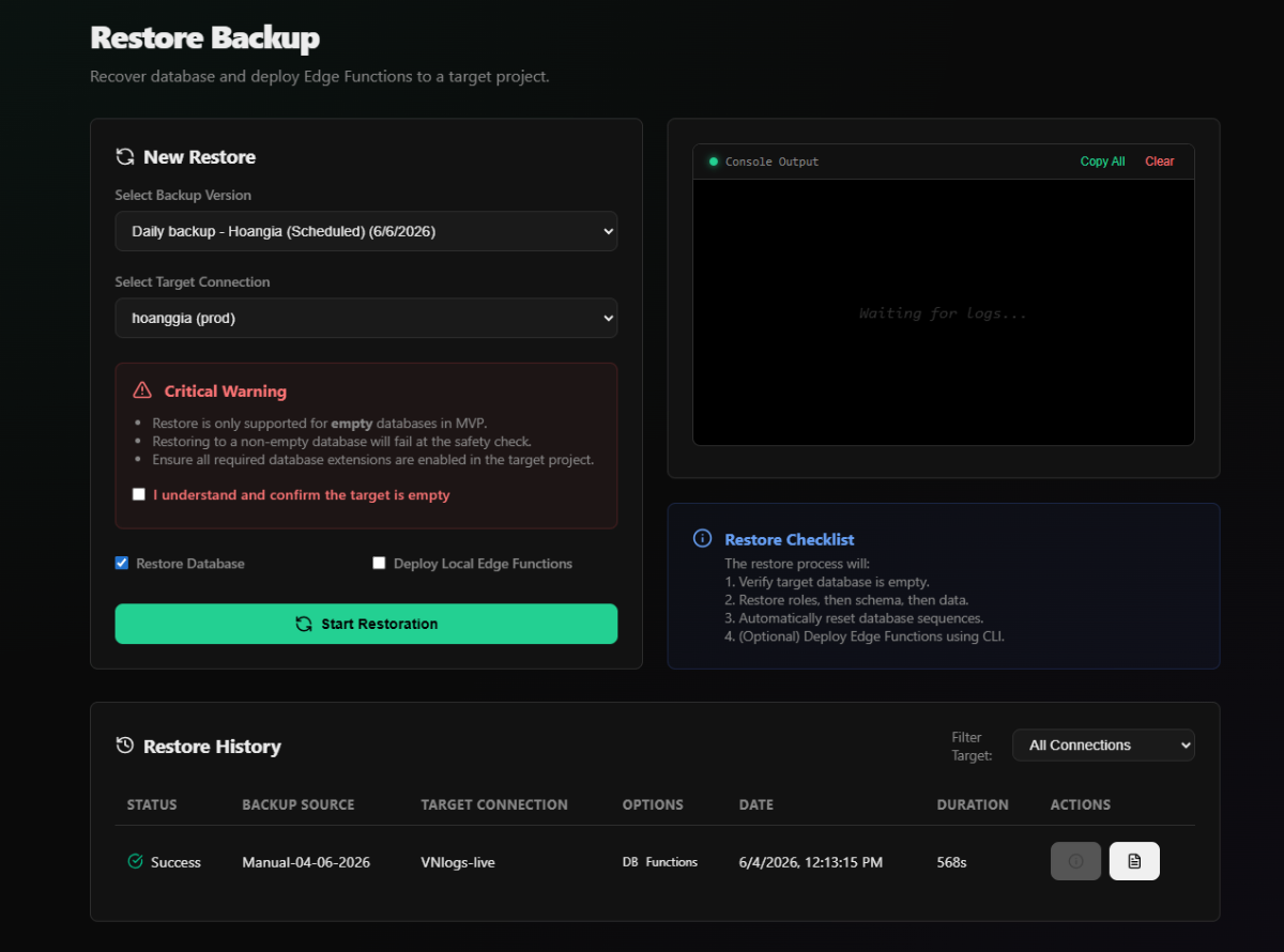 Snapabase screenshot