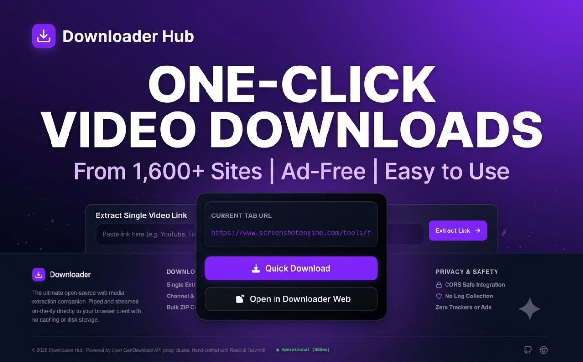 Downloader screenshot