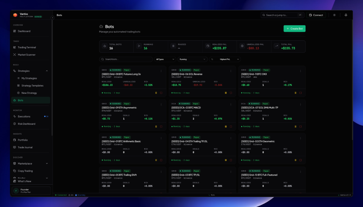 Vantixs screenshot