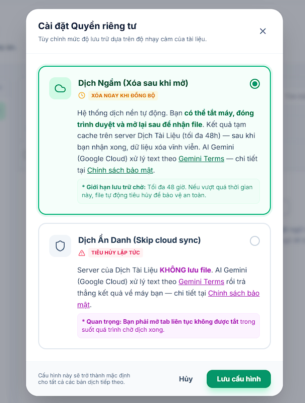 Dịch Tài Liệu screenshot 4