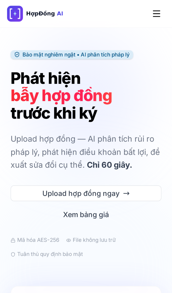 HợpĐồng AI screenshot