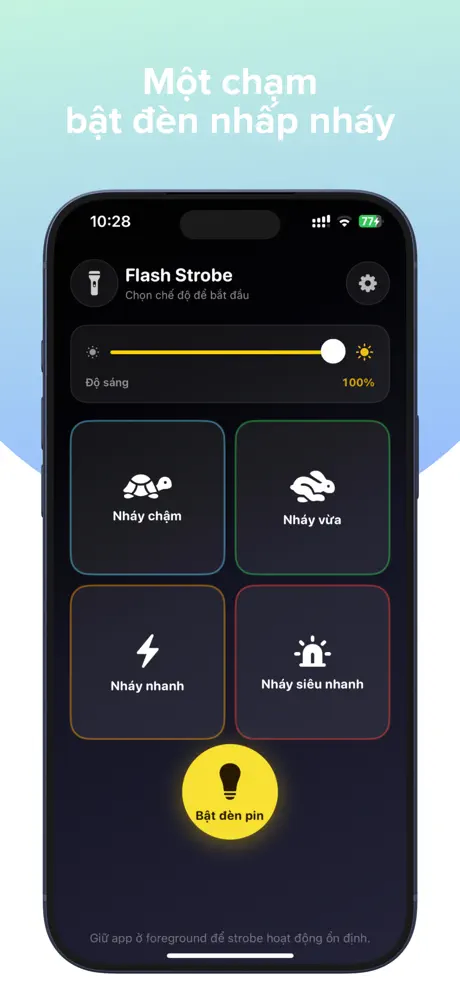 Strobe Flashlight screenshot