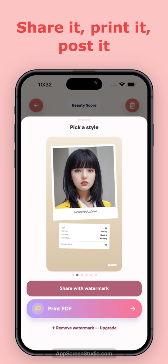 Beauty Score screenshot