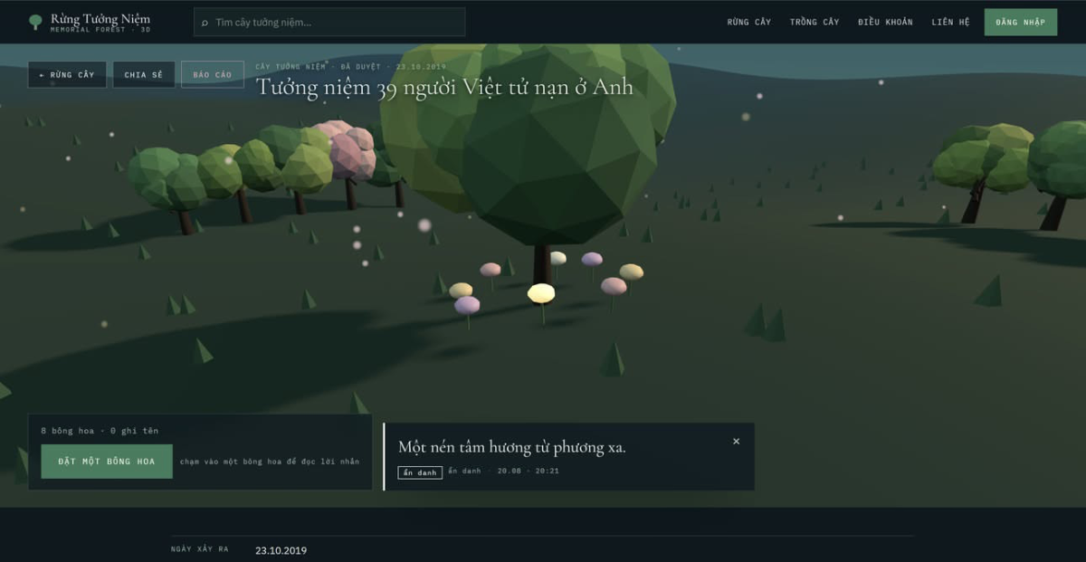 Rừng Tưởng Niệm · Tưởng nhớ để yêu thươn screenshot