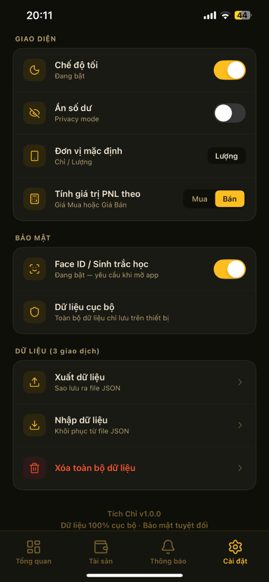 Tích Chỉ screenshot