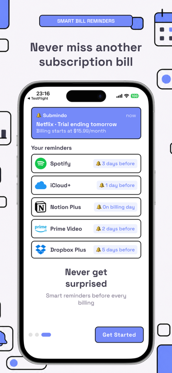 Submindo screenshot