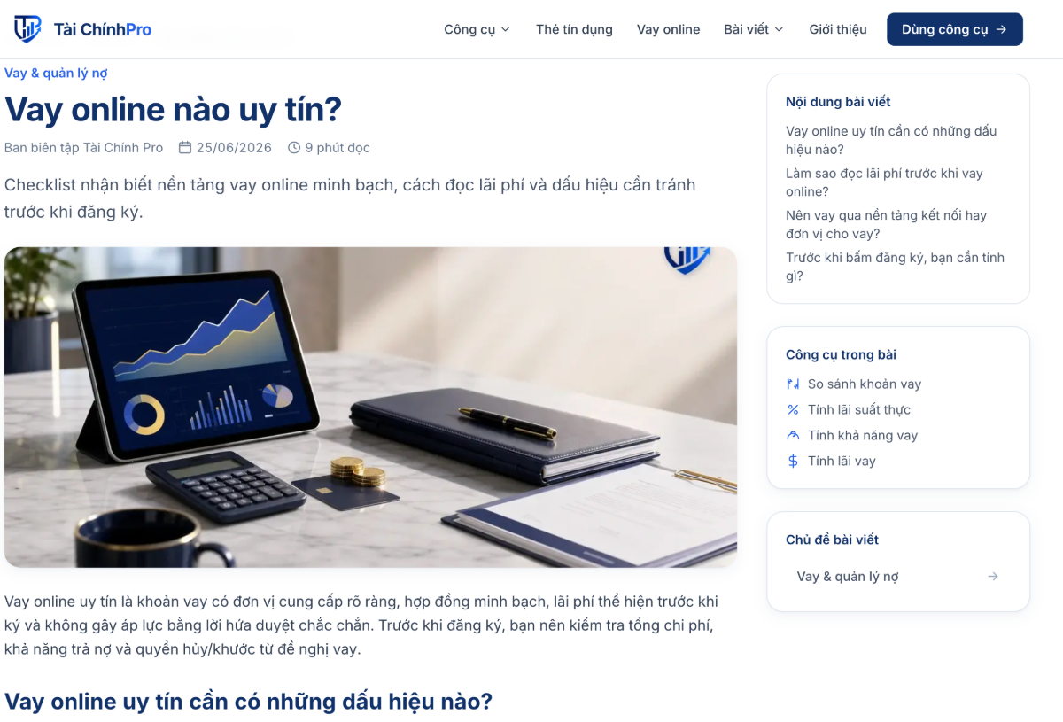 Tài Chính Pro screenshot