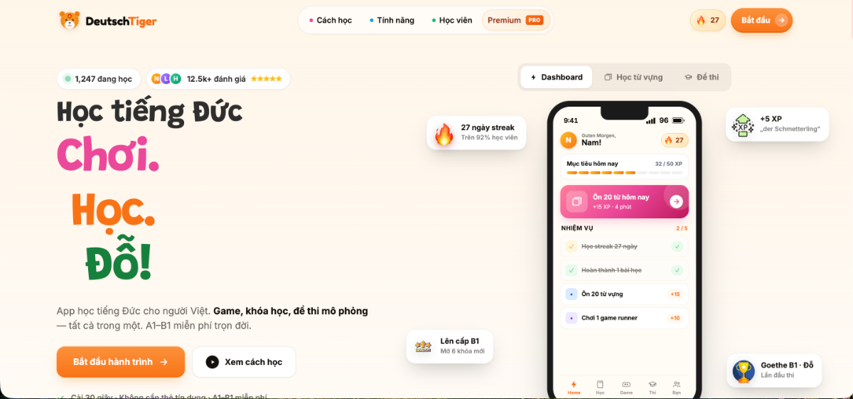 Deutsch Tiger screenshot