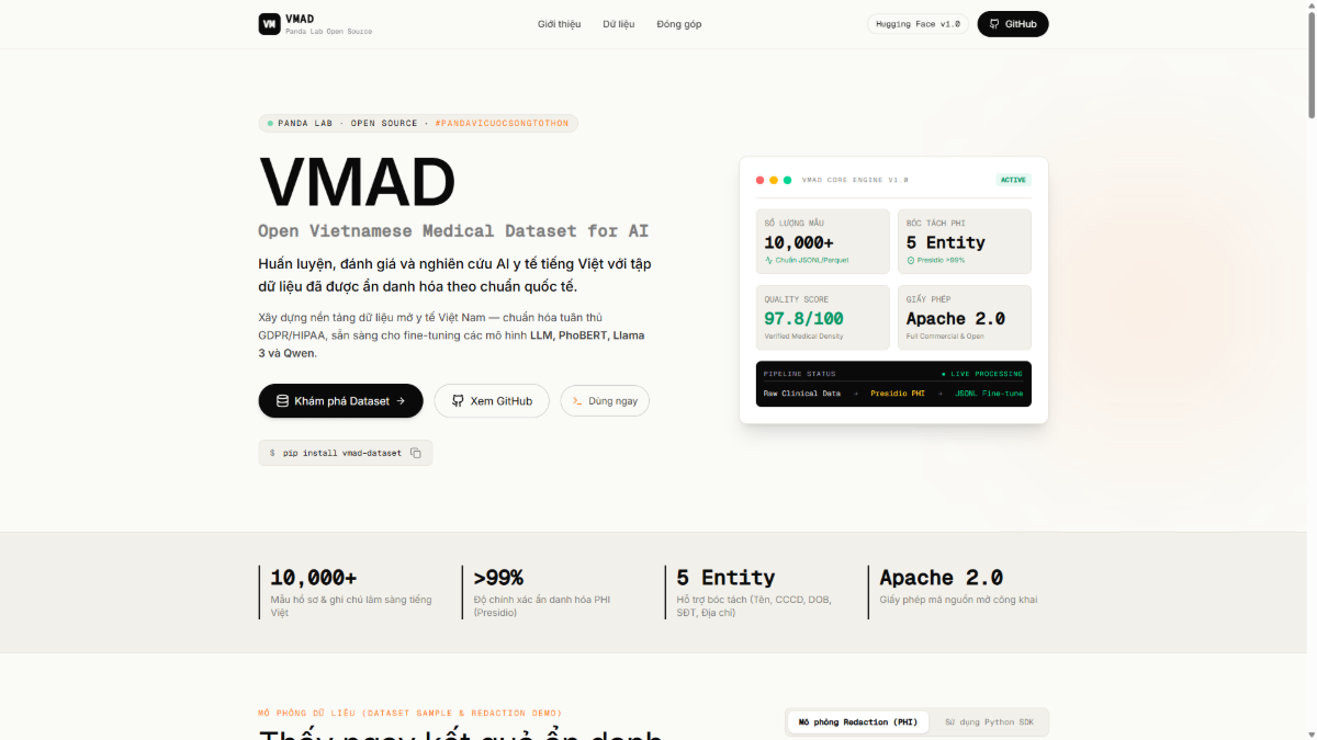 VMAD screenshot