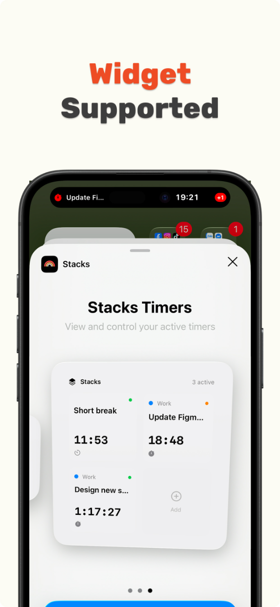 Stacks screenshot
