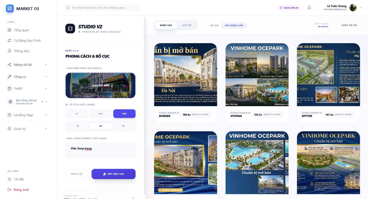 MarketOS screenshot