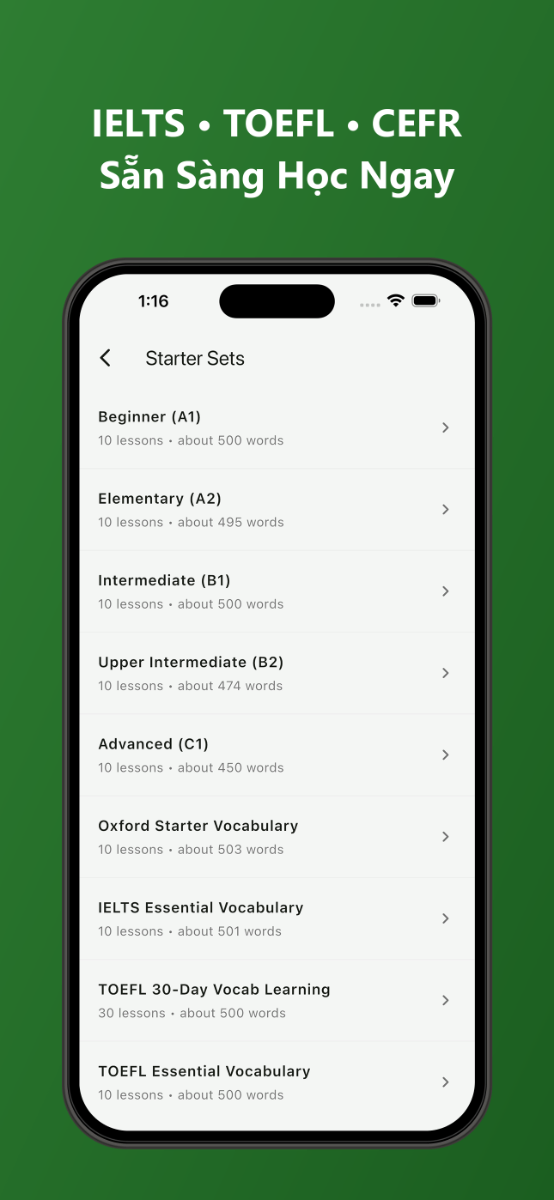 Simple Flashcards: Learn Vocab screenshot
