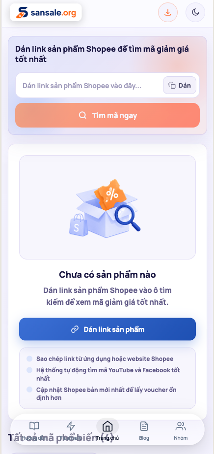 sansale.org screenshot