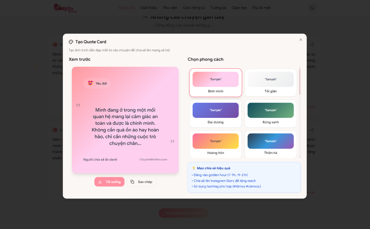 Chuyện Nho Nhỏ screenshot
