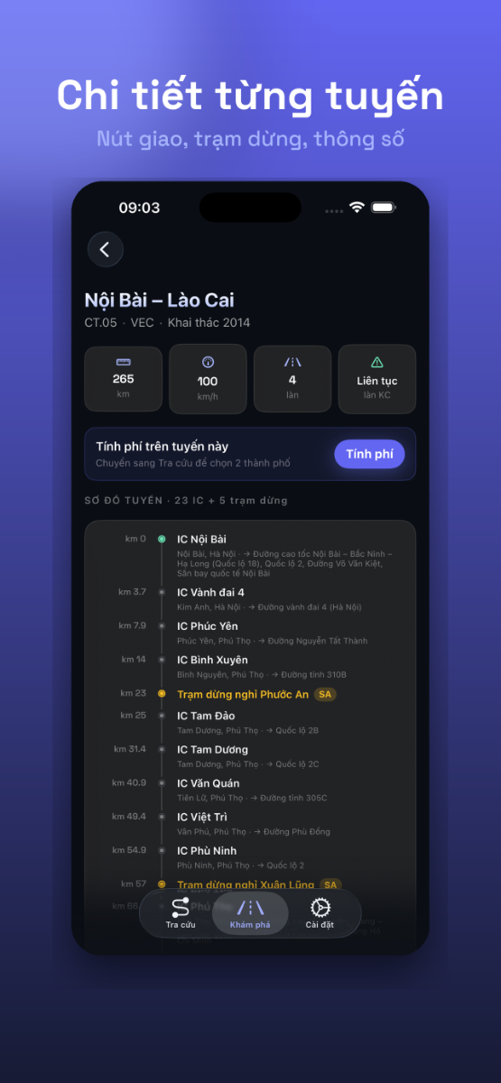 Phi Cao Toc App screenshot