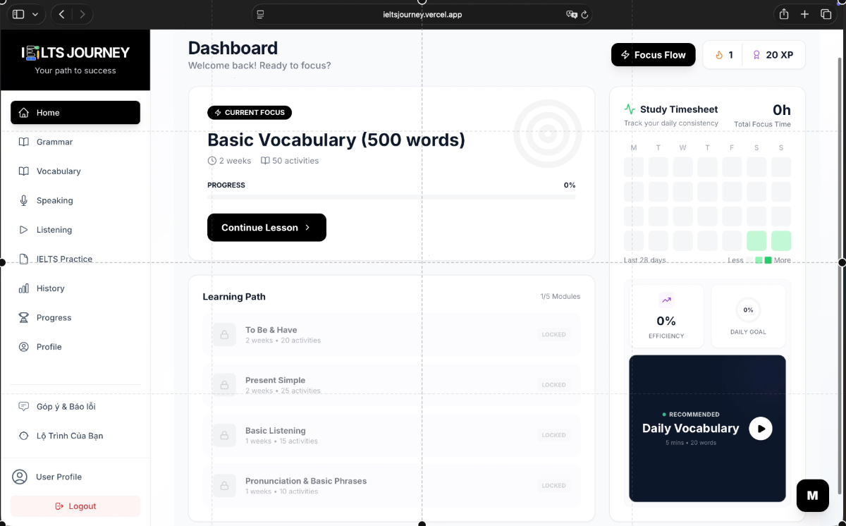 IELTS Journey screenshot