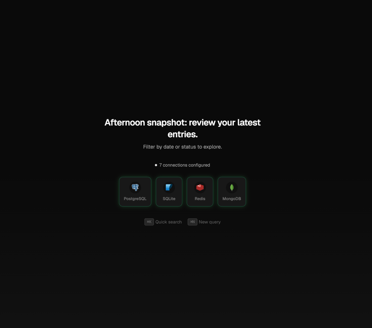 KamehaDB screenshot
